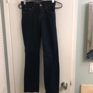 Cigarette legged dark JBrand Jeans
